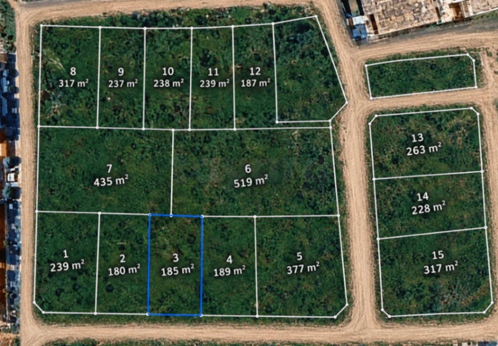 NABEUL — DES TERRAINS DE 180 À 500 m² À SAISIR !