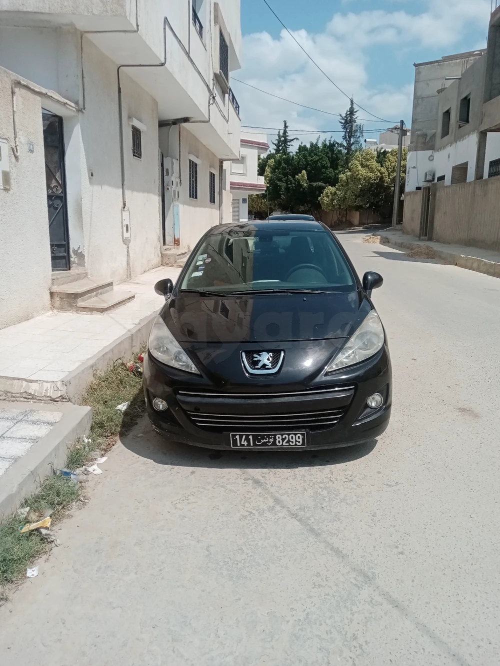 Carte voiture Peugeot 207