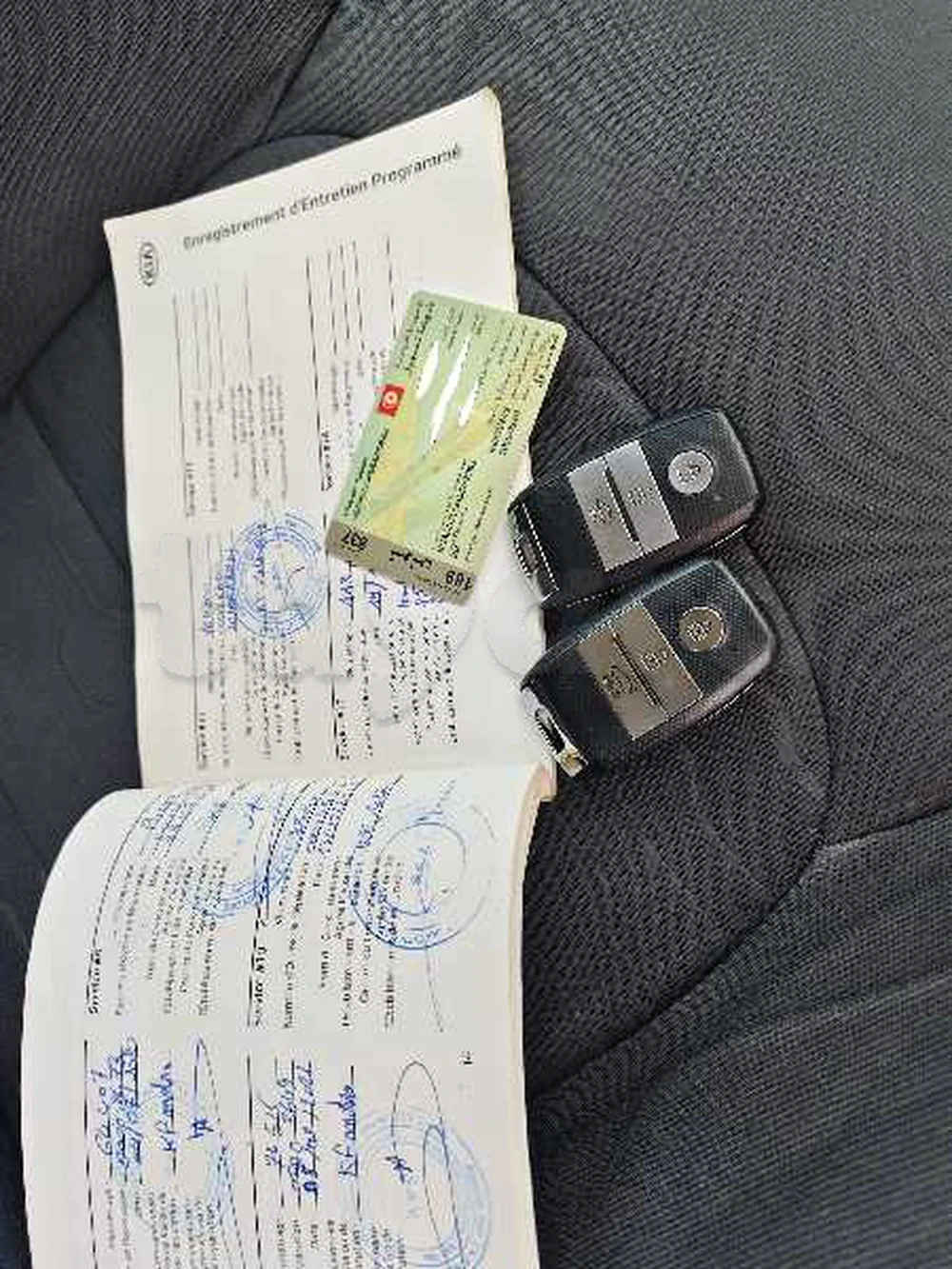 Carte voiture Kia Rio