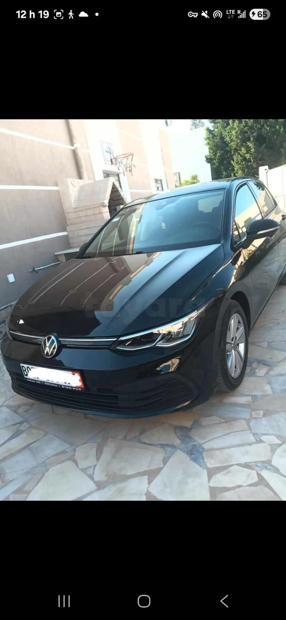 Carte voiture Volkswagen Golf 8