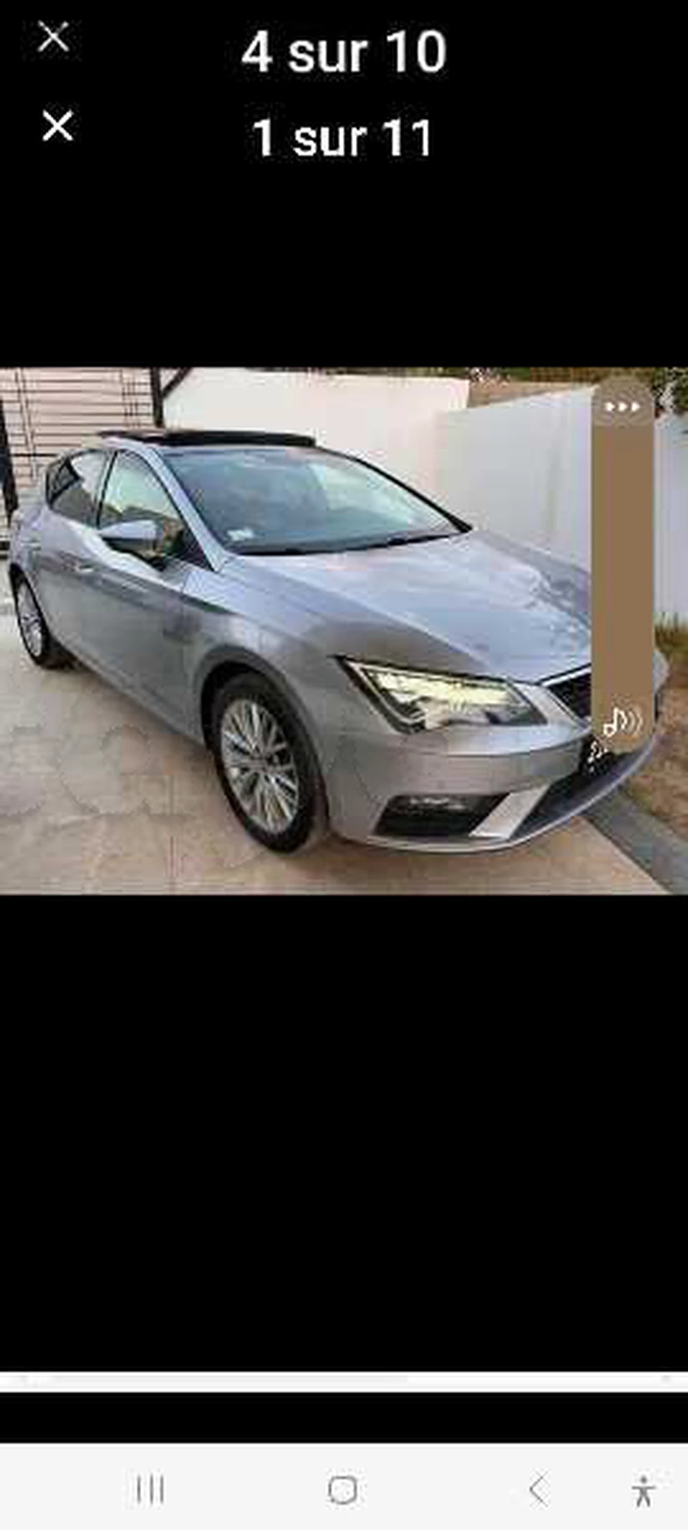 Carte voiture SEAT Leon