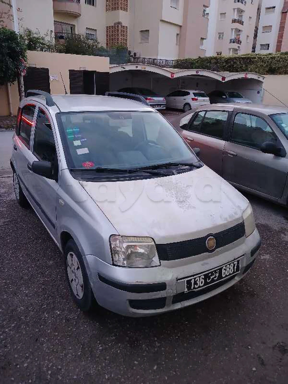 Carte voiture Fiat Panda