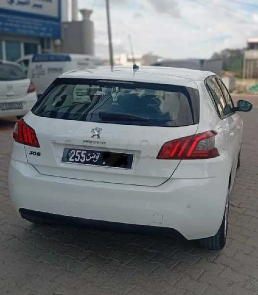 Carte voiture Peugeot 308