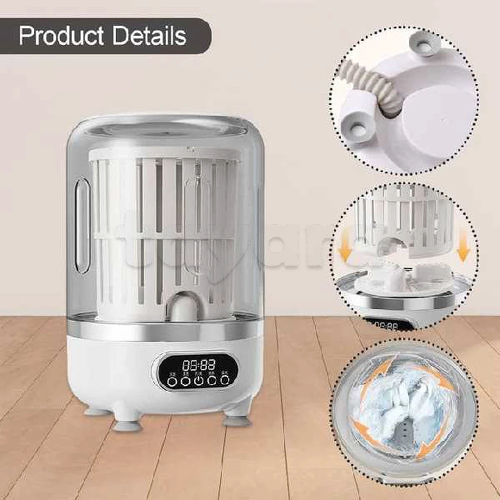 Mini Lave-Linge Portable 3-en-1