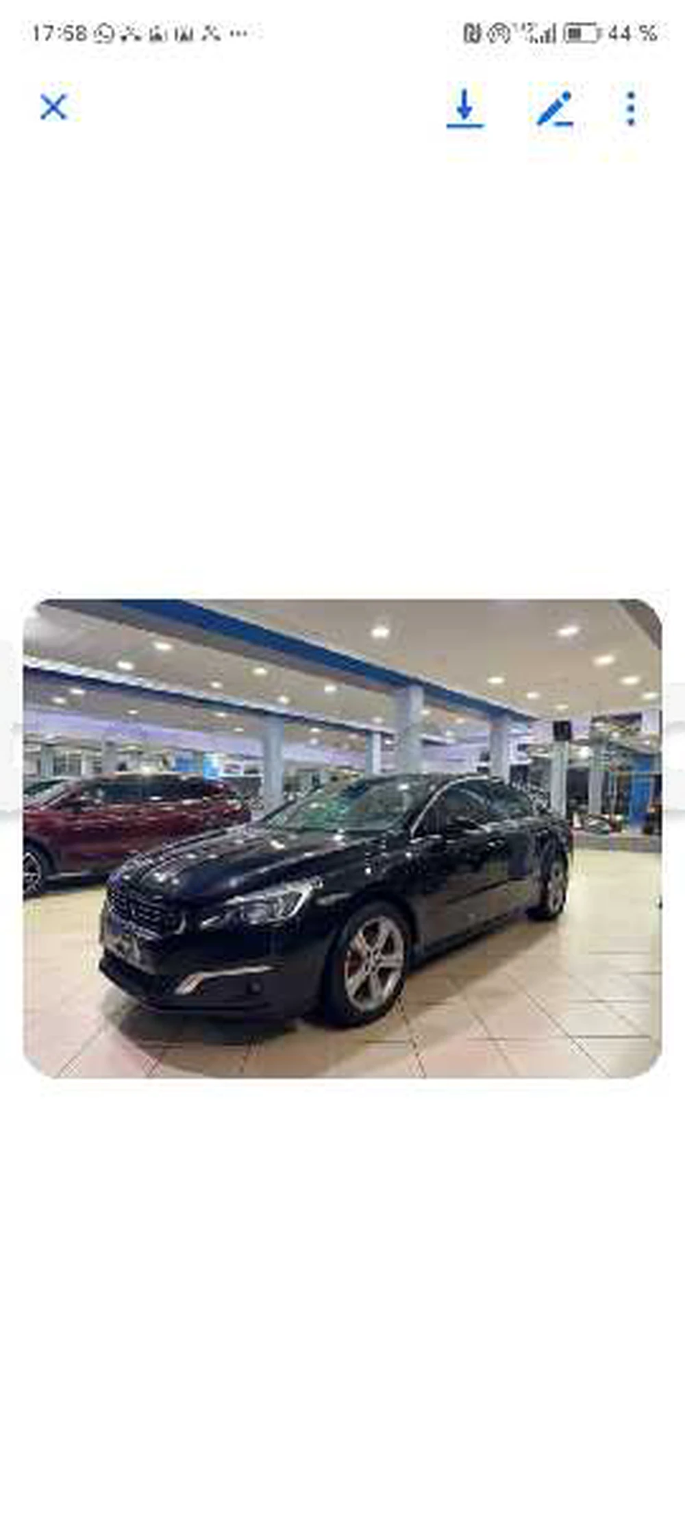 Carte voiture Peugeot 508