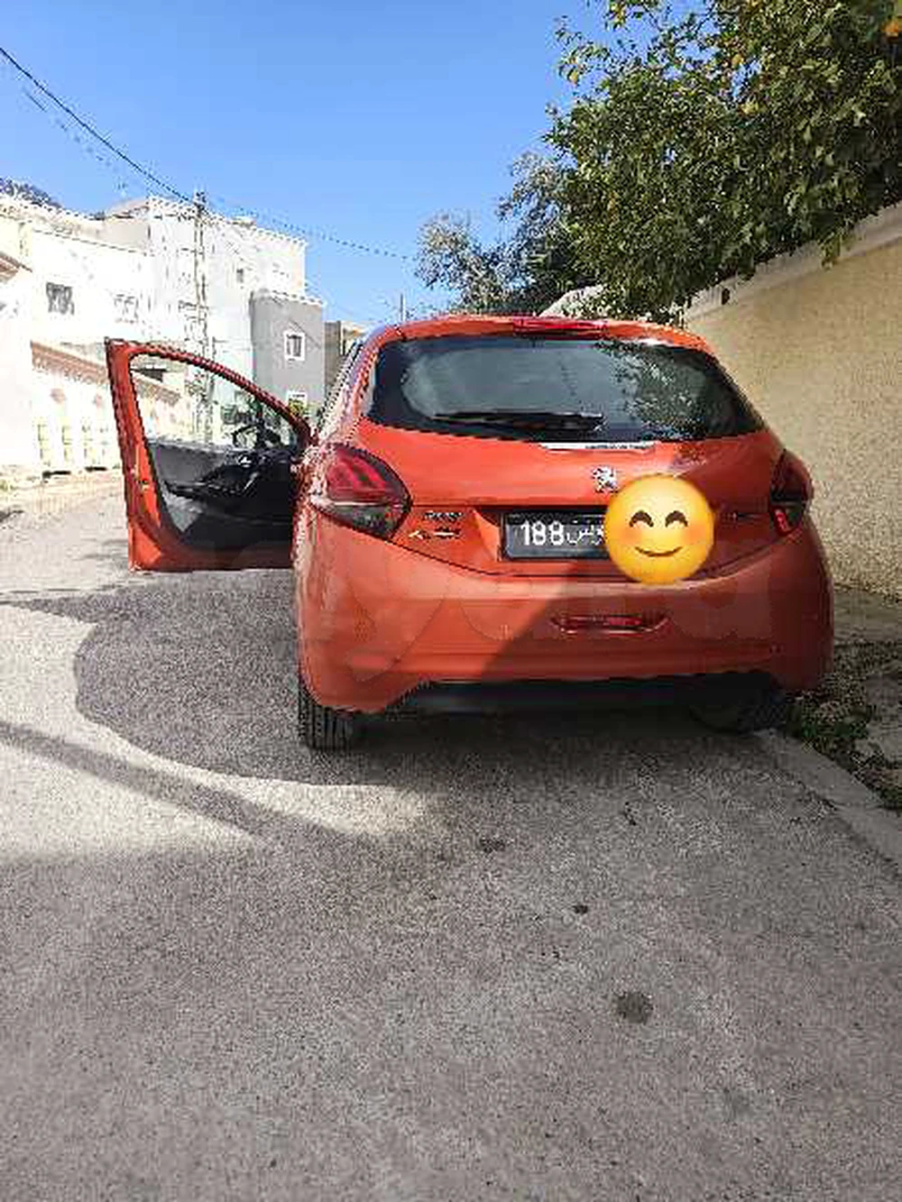 Carte voiture Peugeot 208