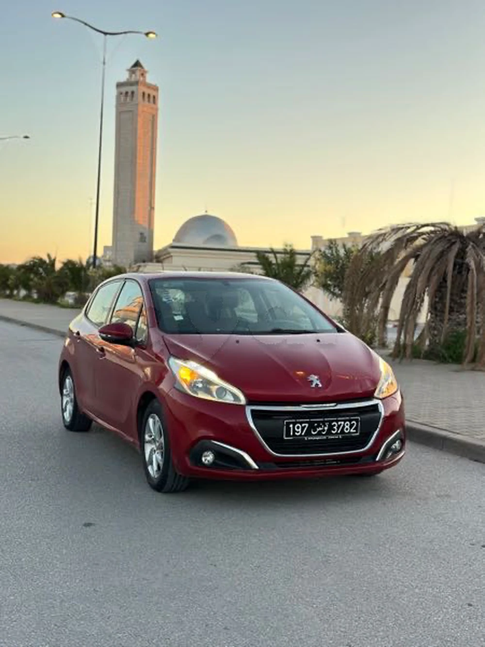 Carte voiture Peugeot 208