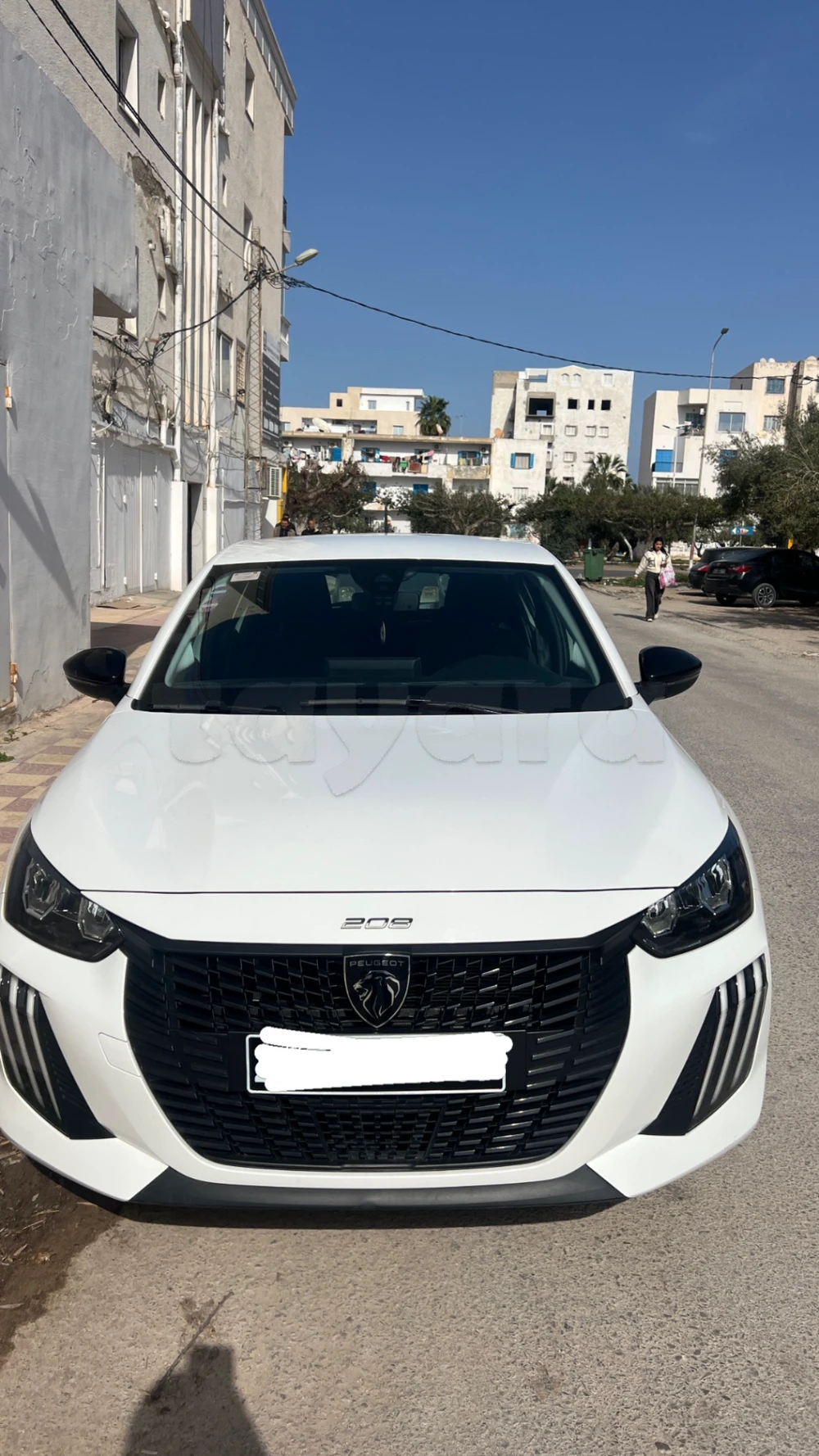 Carte voiture Peugeot 208