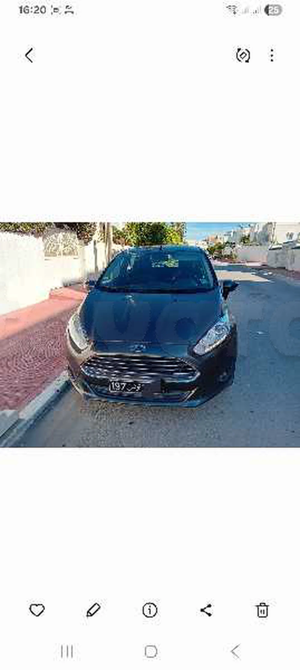 Carte voiture Ford Fiesta