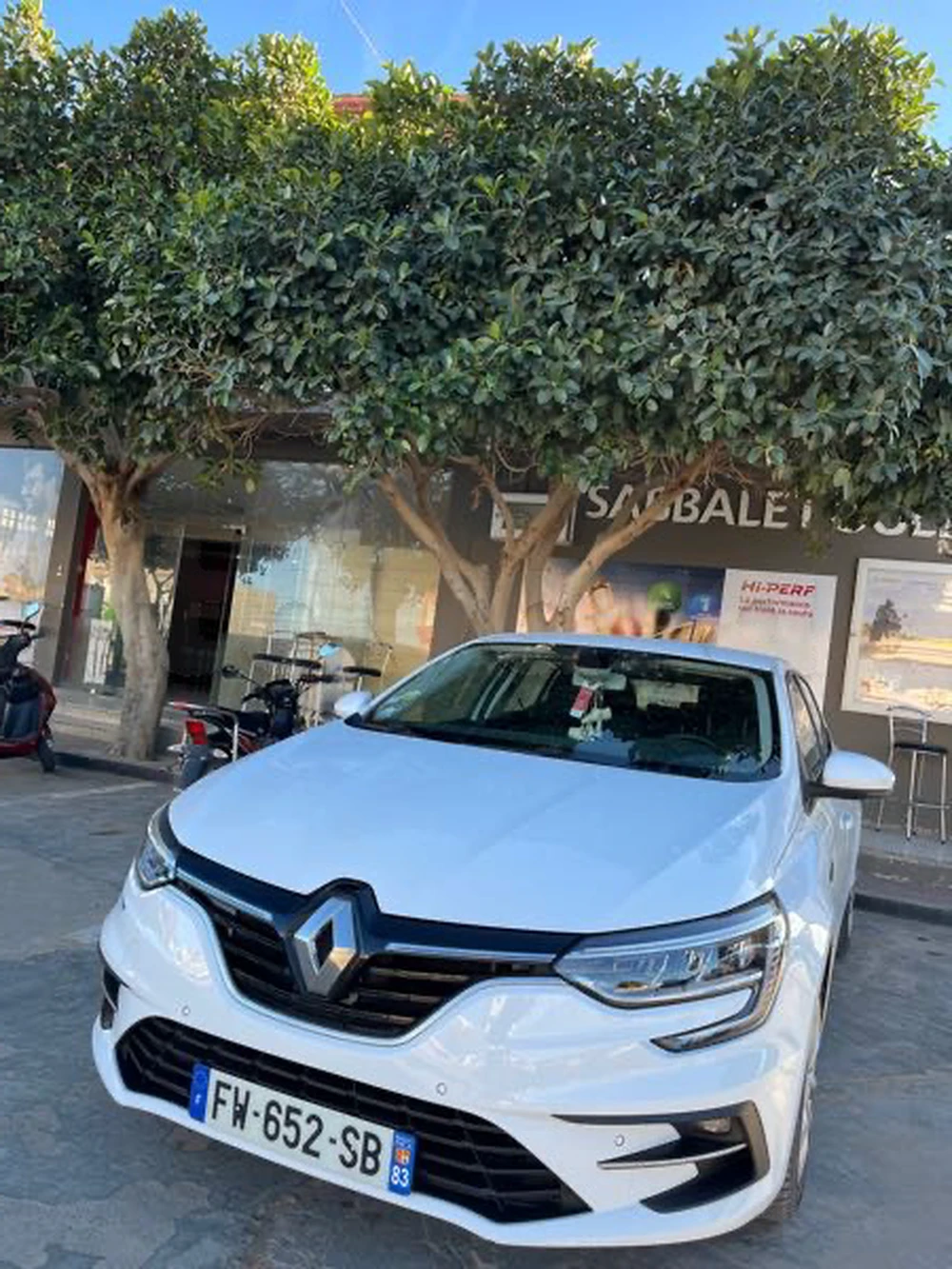 Carte voiture Renault Megane