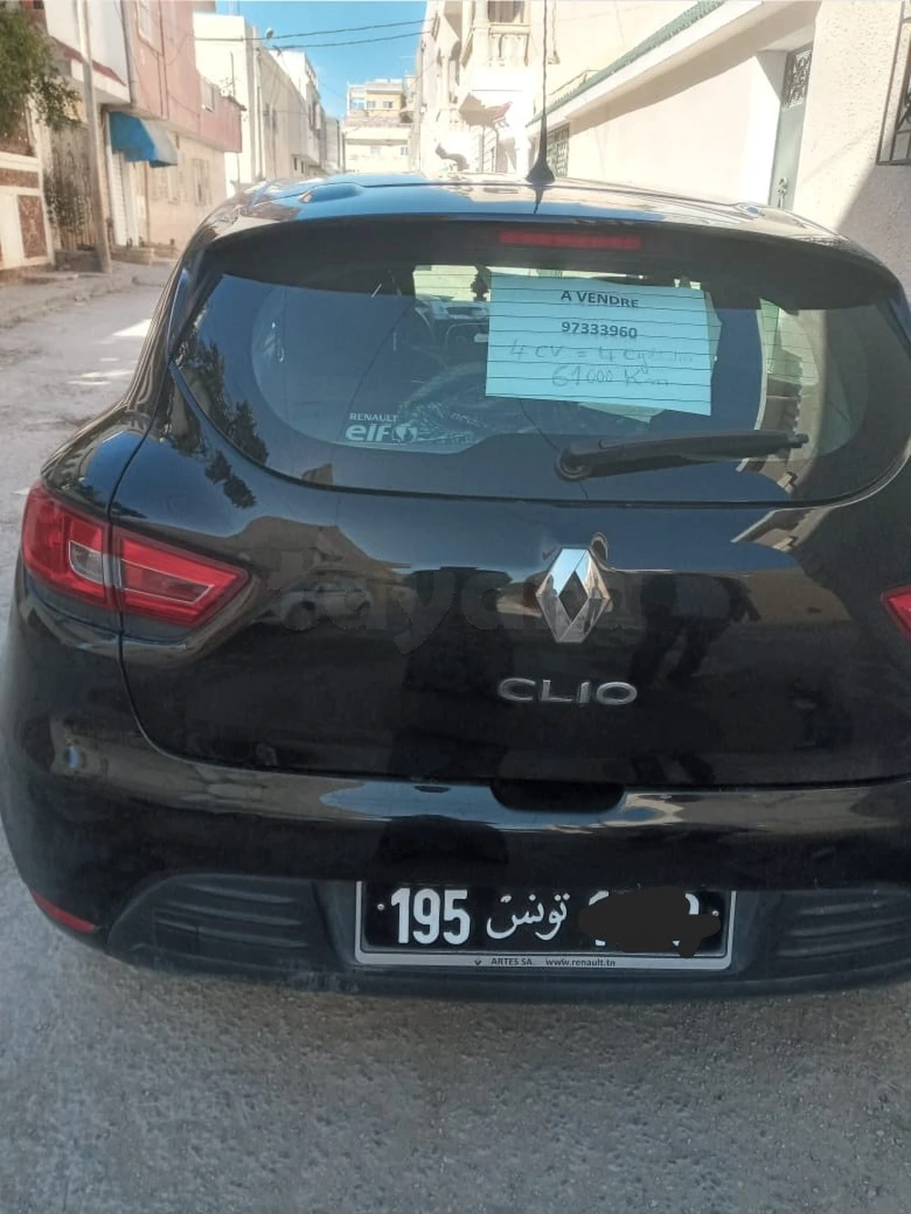 Carte voiture Renault Clio