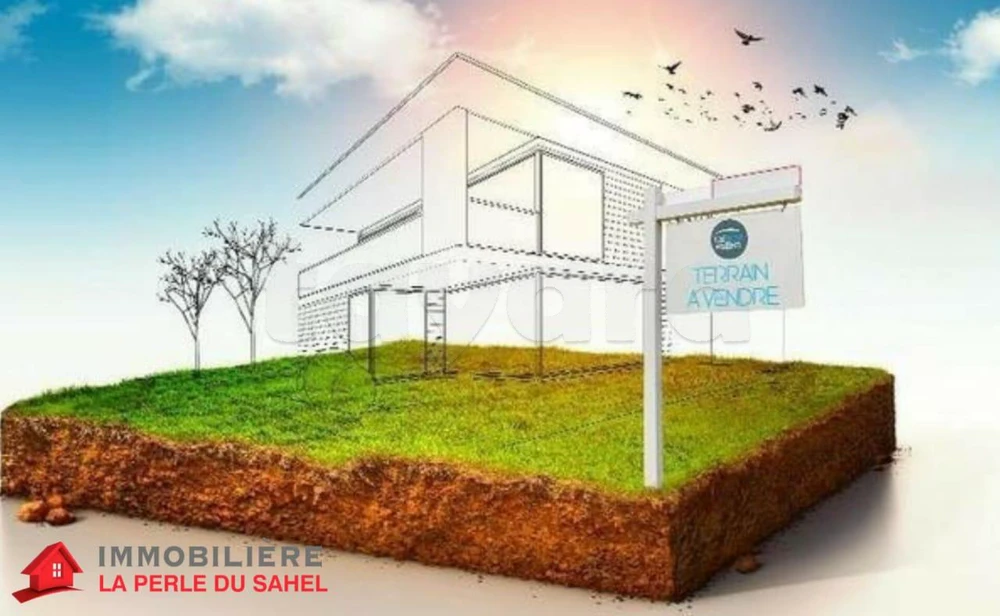 UN BEAU TERRAIN DE 194 m2 SUR DEUX FACADES A CHATT MARIEM