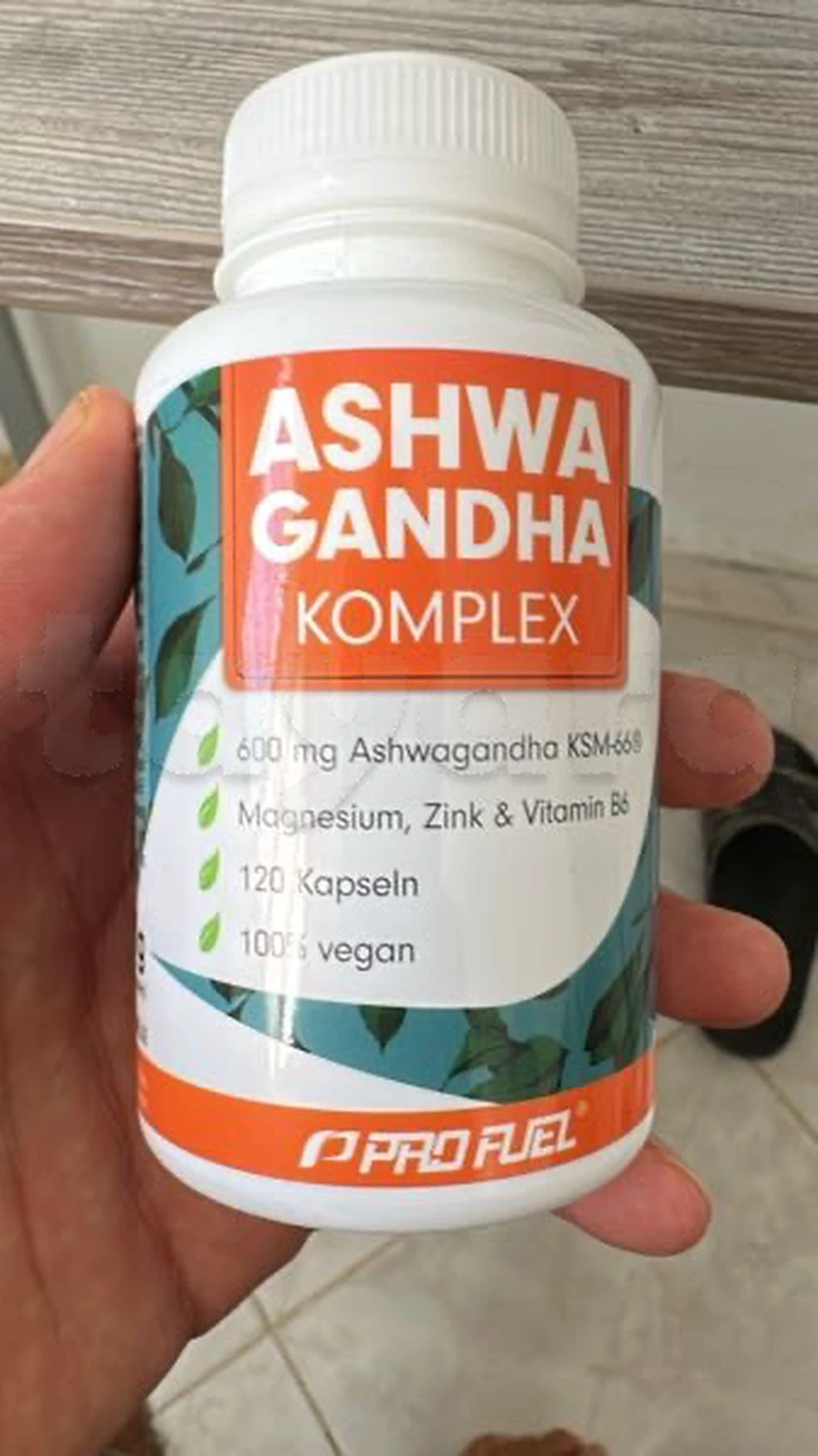 🇩🇪 Ashwagandha KSM-66® Komplex ProFuel – Original d'Allemagne (Scellé)