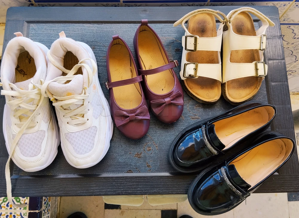 Lot de 4 chaussures pour fille