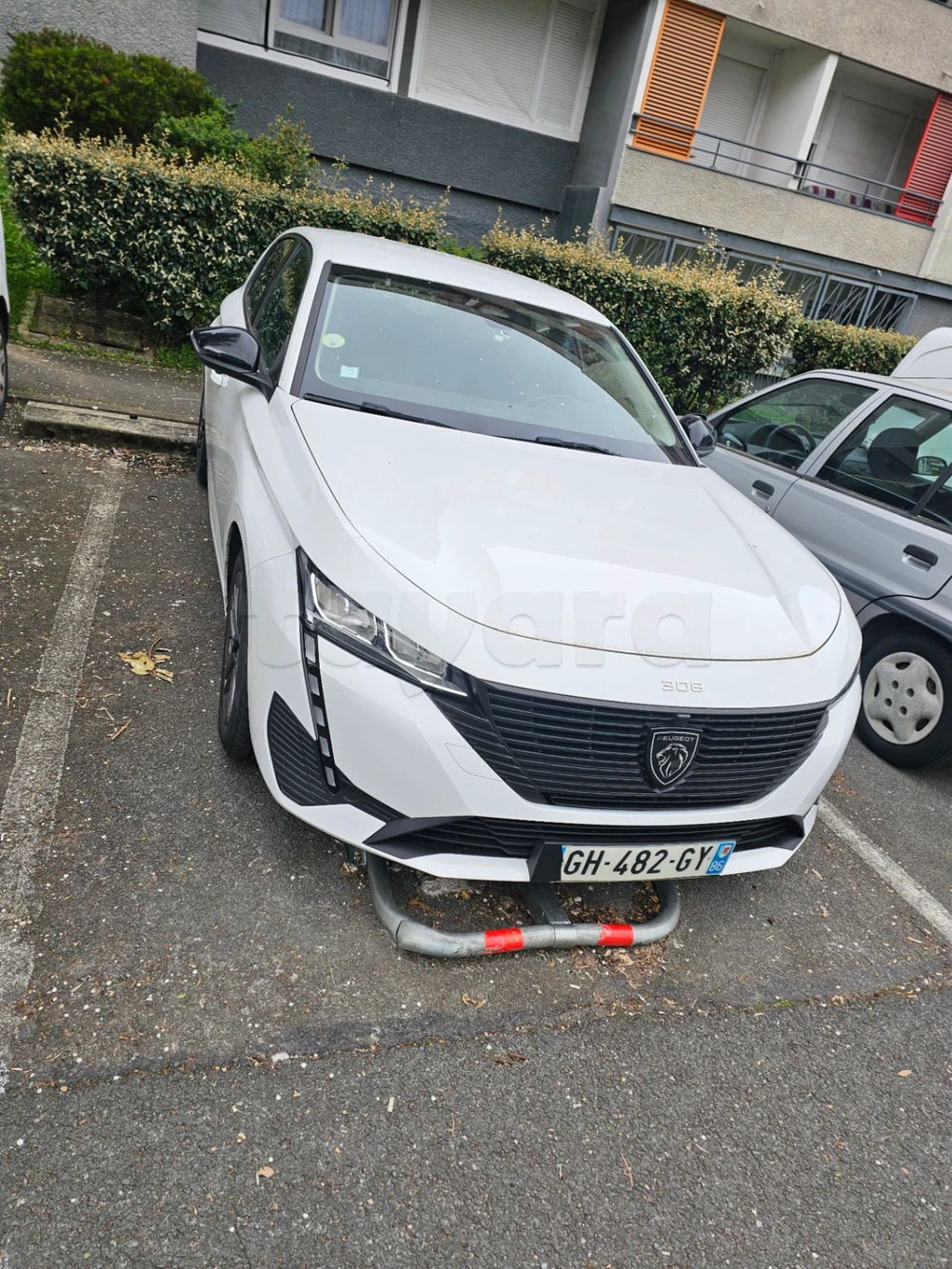 Carte voiture Peugeot 308