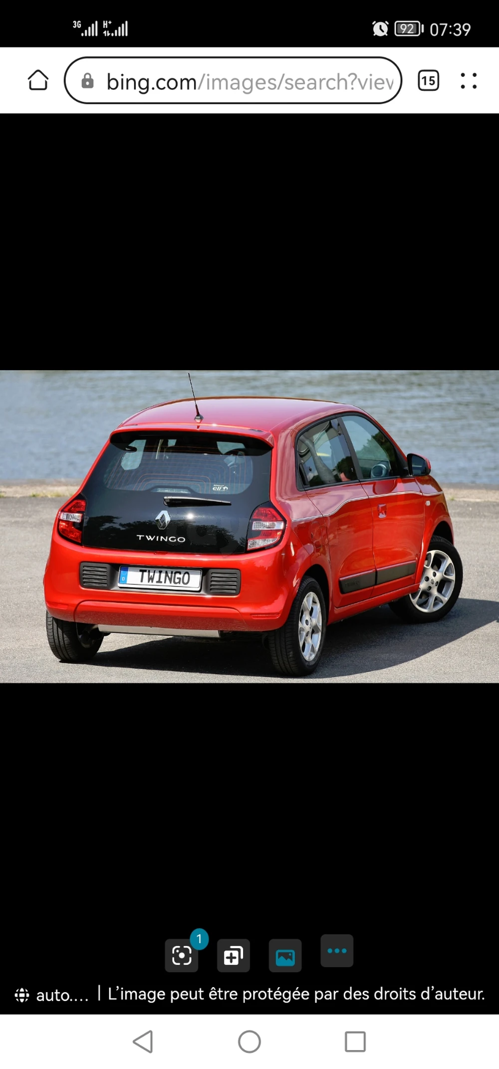 Carte voiture Renault Twingo