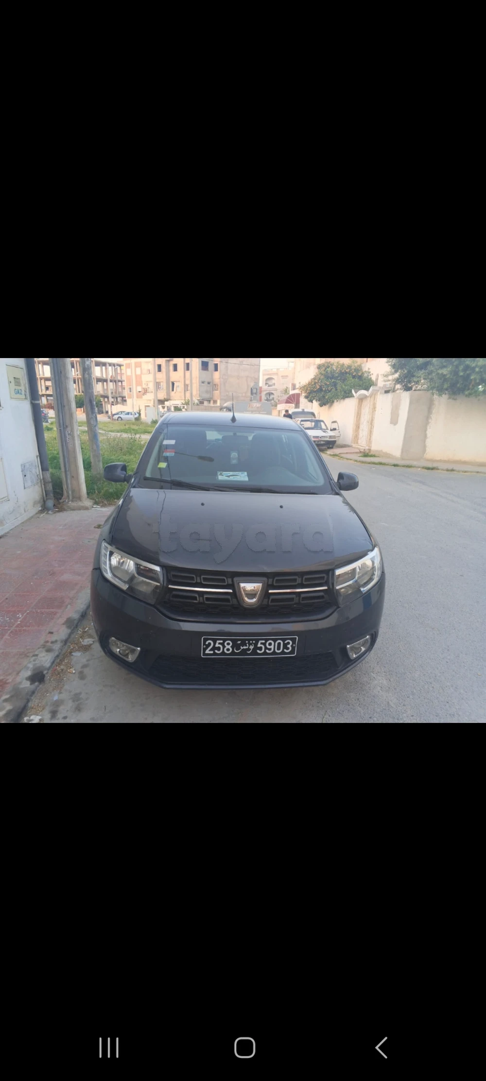 Carte voiture Dacia Sandero