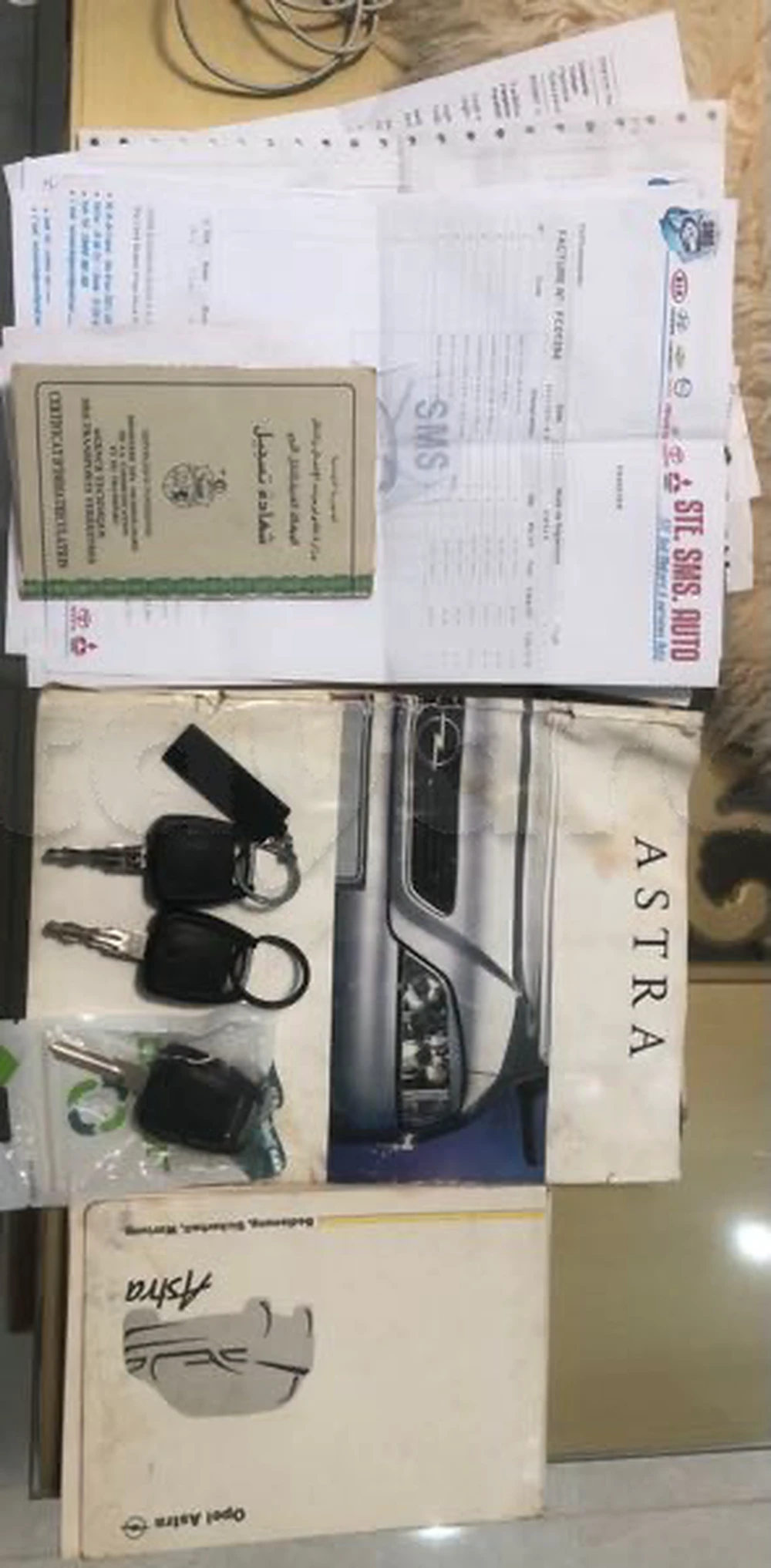 Carte voiture Opel Astra