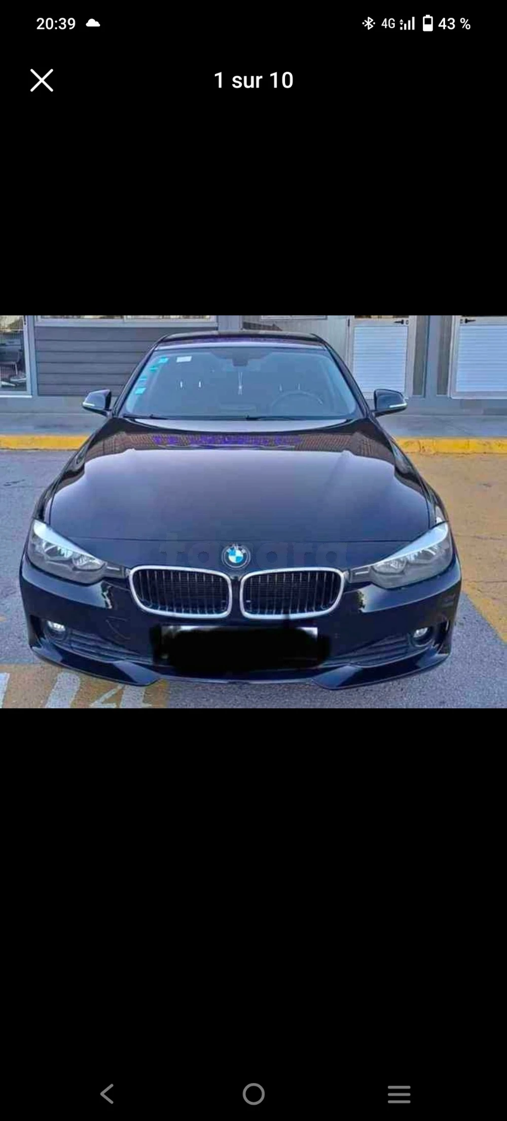 Carte voiture BMW Serie 3