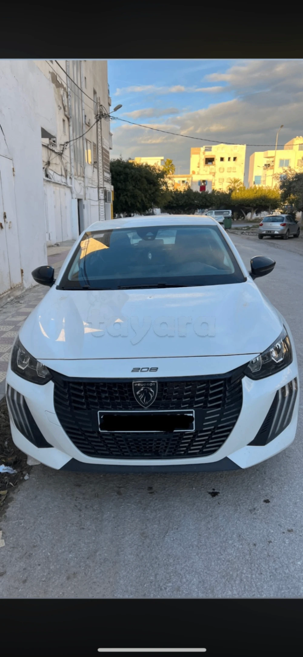 Carte voiture Peugeot 208