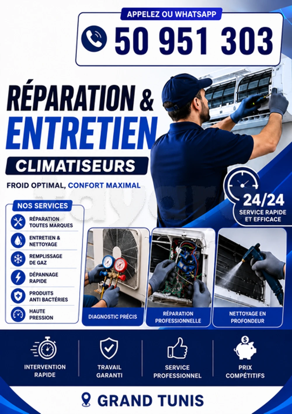 Service climatisation