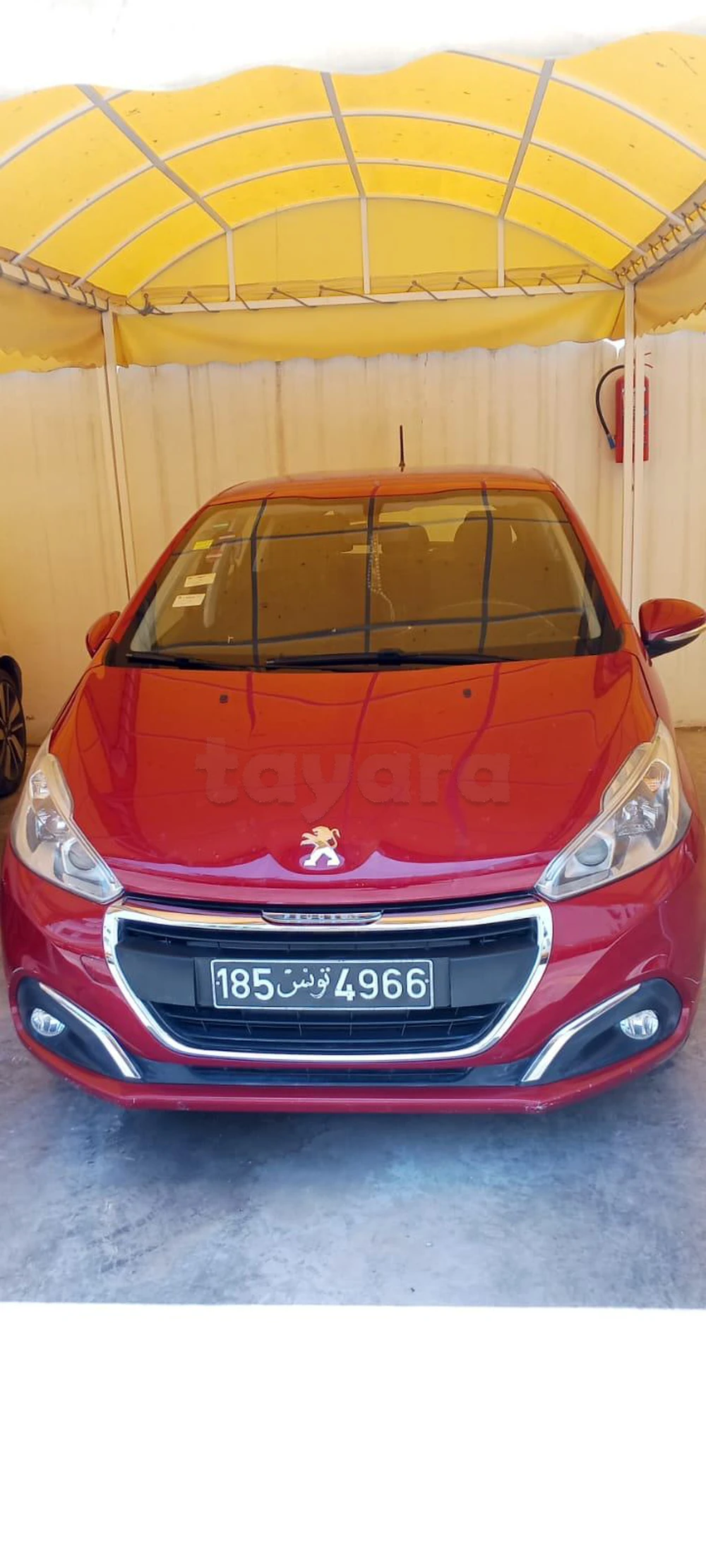 Carte voiture Peugeot 208