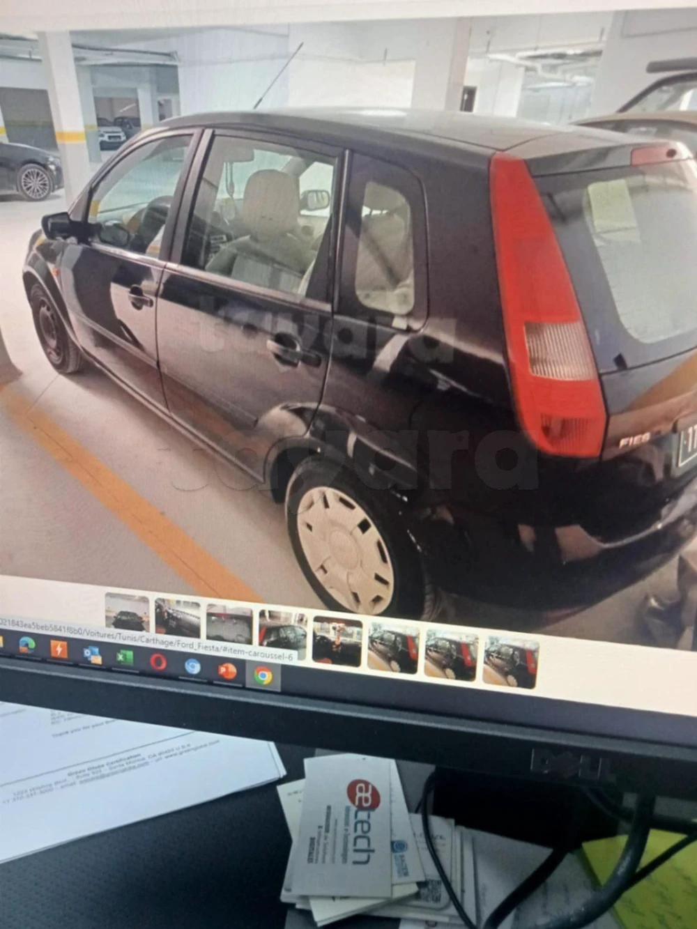 Carte voiture Ford Fiesta