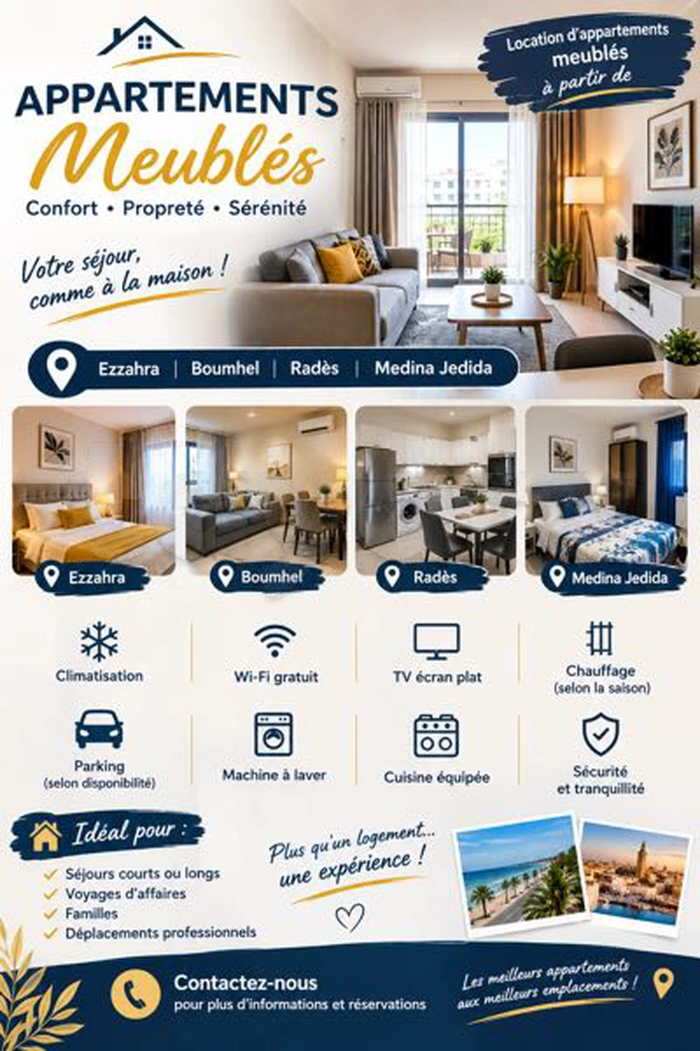 Des appartement meublé
