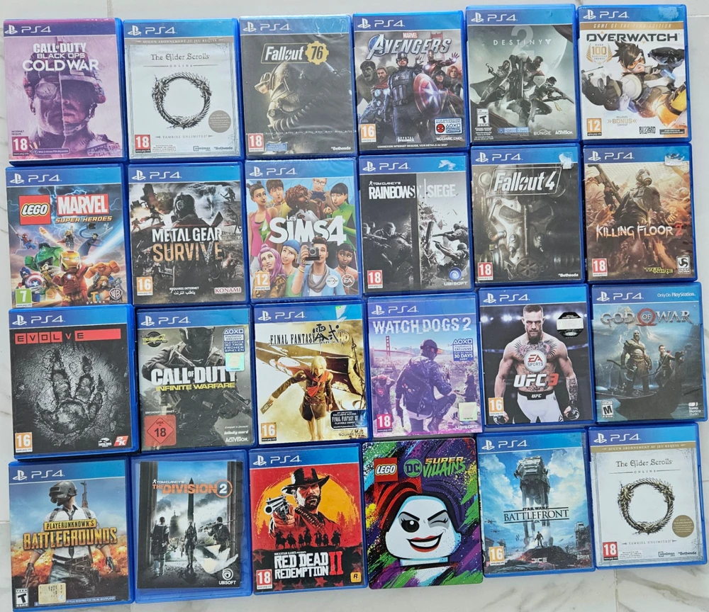 JEUX PLAYSTATION 4