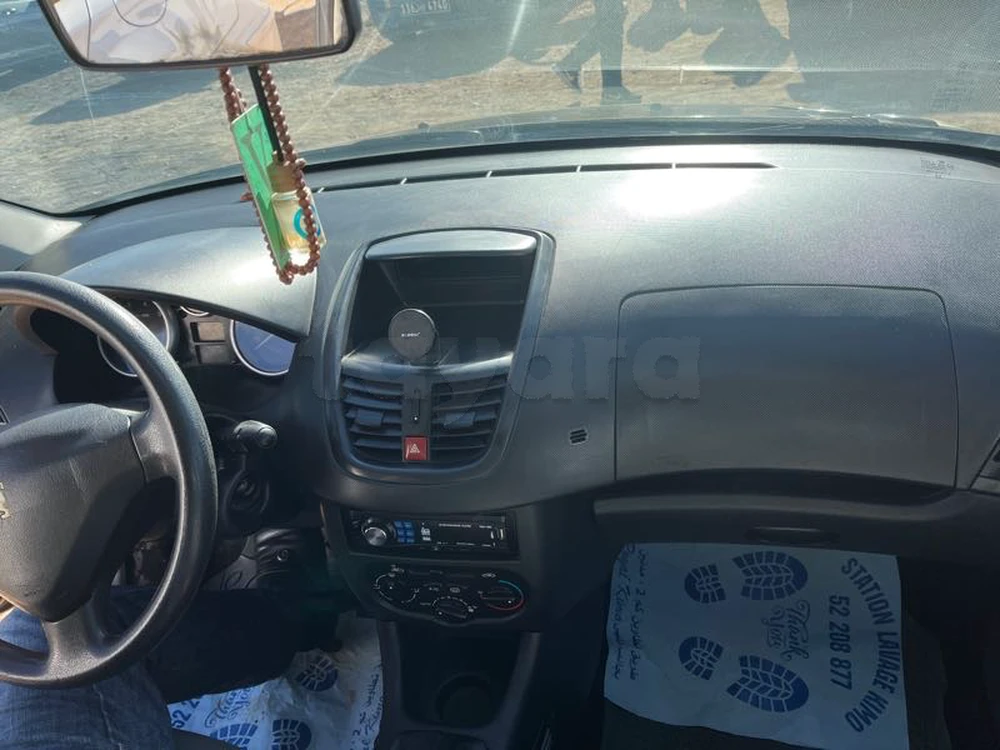 Carte voiture Peugeot 206