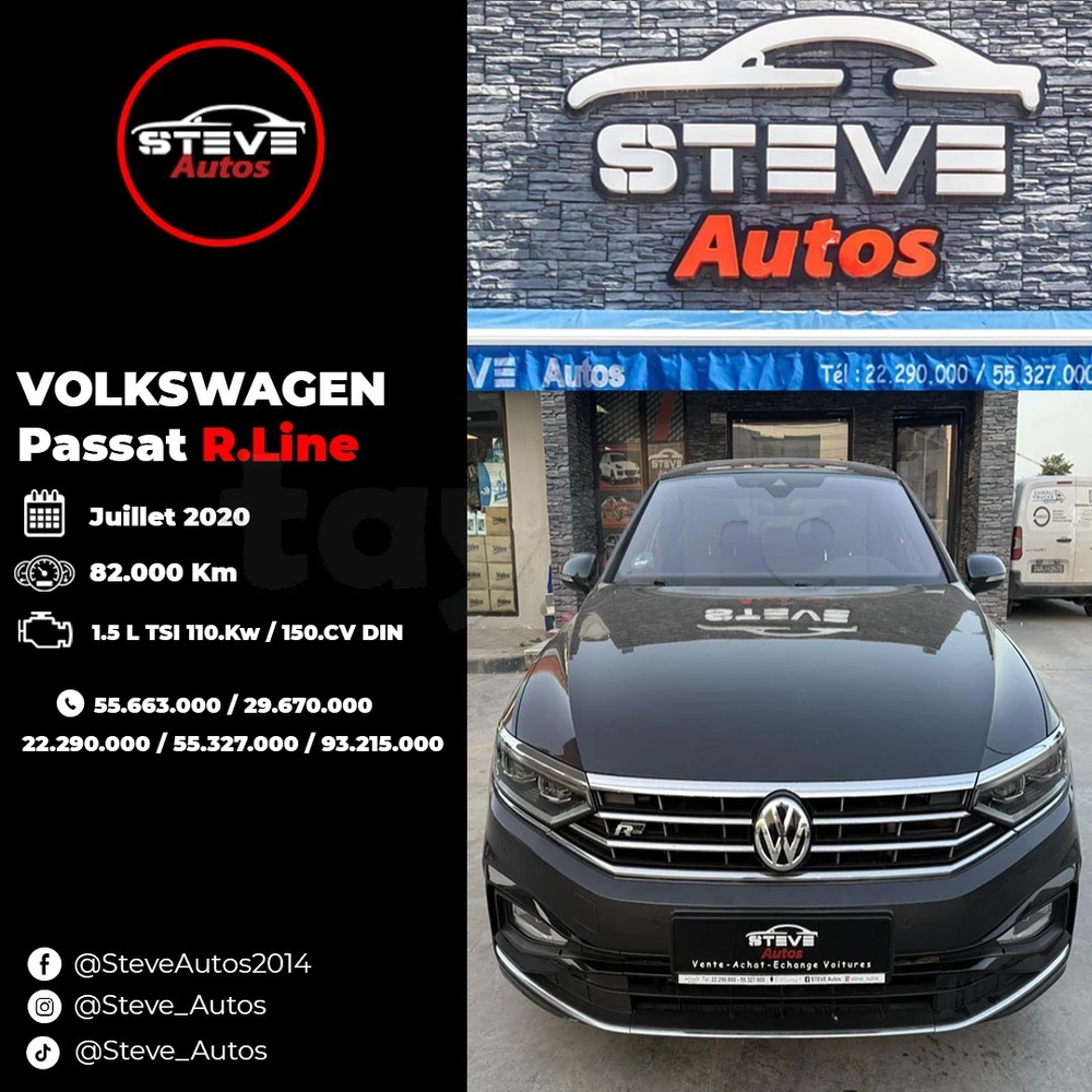 Carte voiture Volkswagen Passat