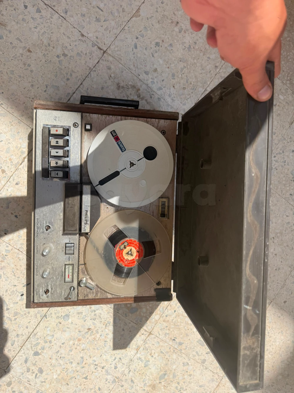 magnétophone à bandes Philips modèle 4307 (ou N4307),