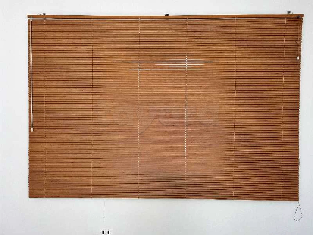 Rideau pour bureau ou chambre effet bois
