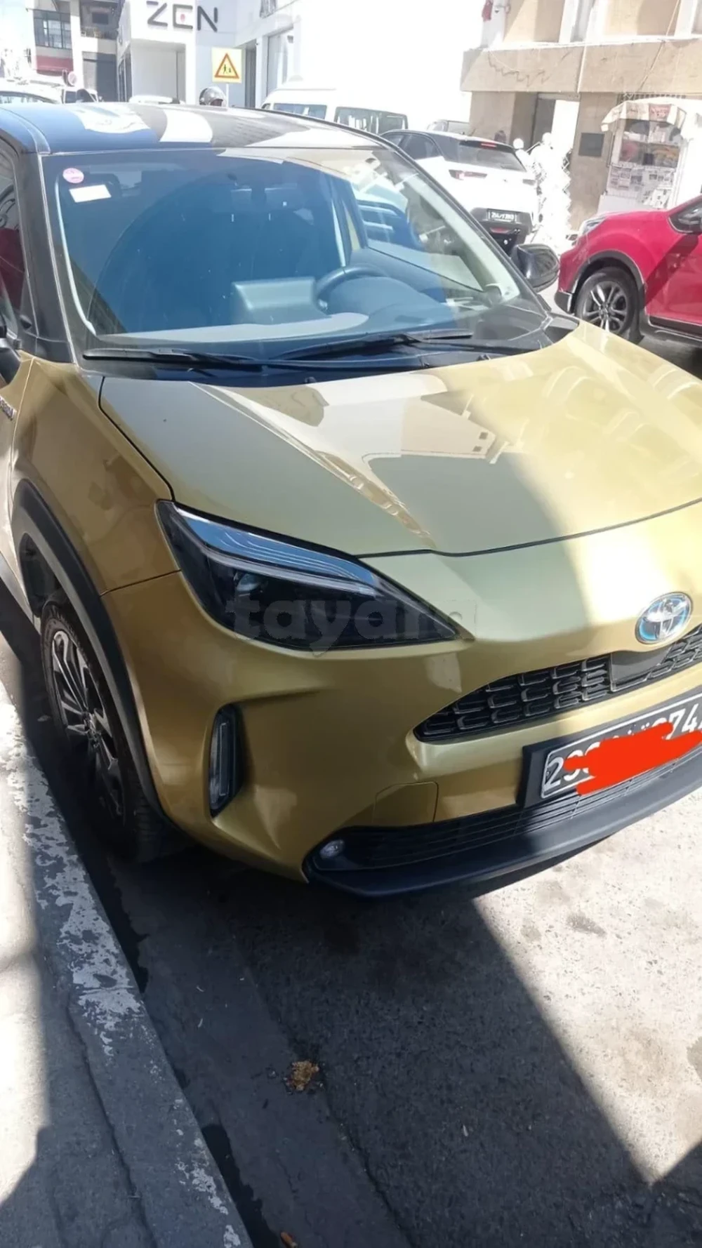 Carte voiture Toyota Yaris Verso