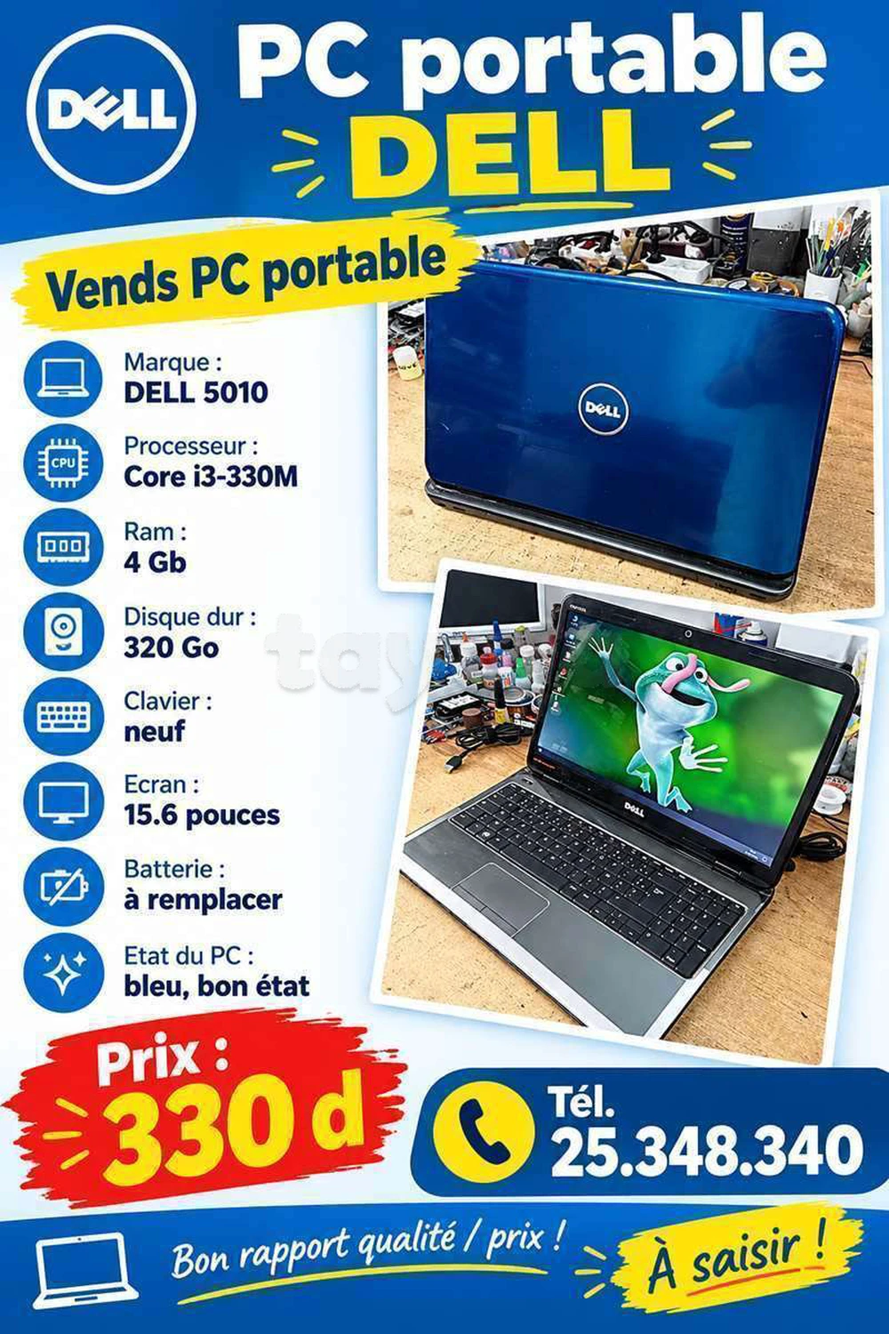 PC portable DELL