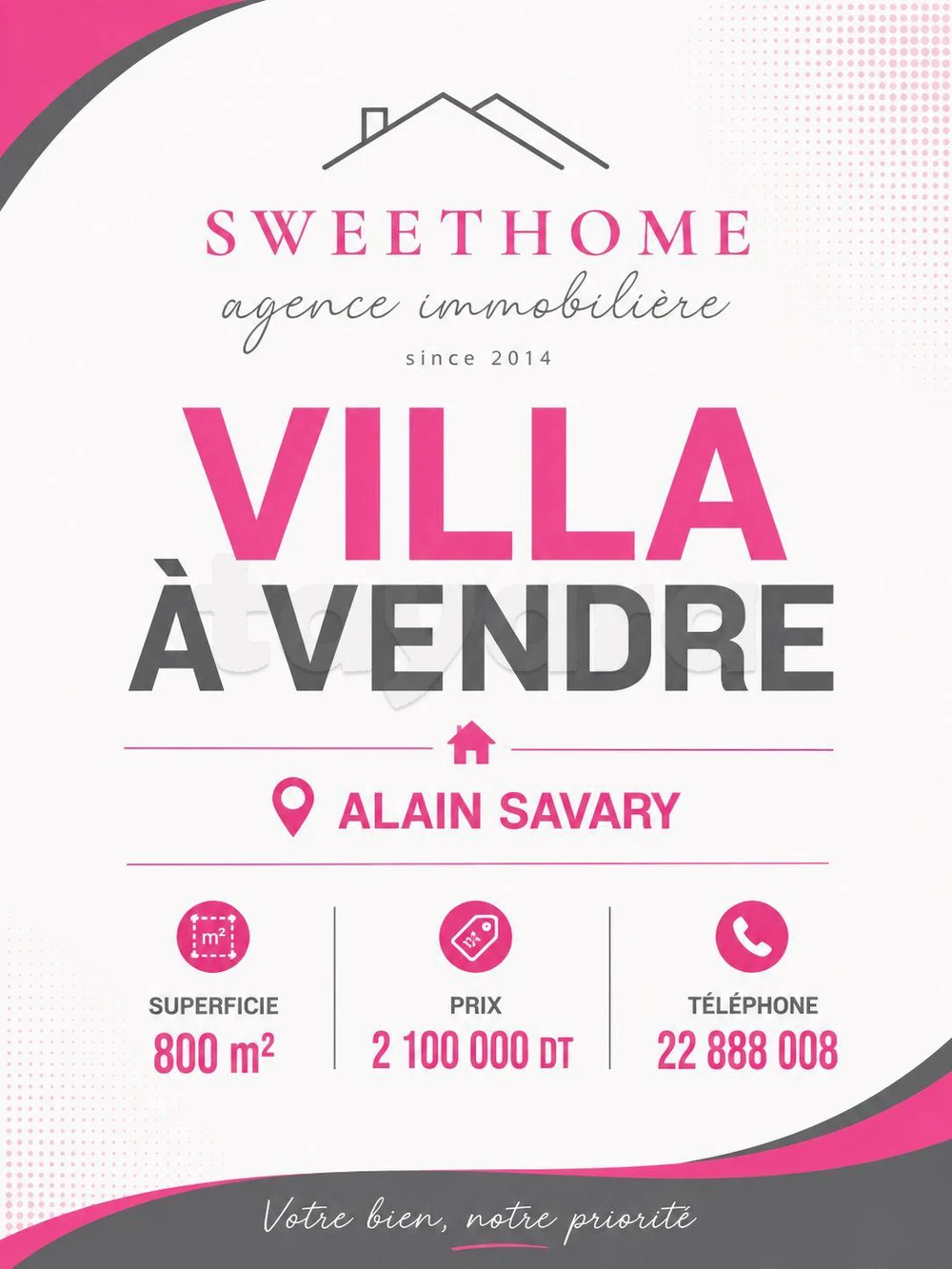 Villa 800m² à vendre à Alain Savary