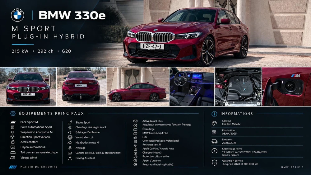 BMW 330e Plus-In Hybride