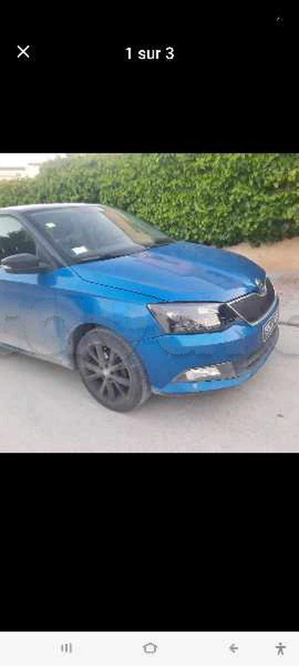 Carte voiture Skoda Fabia