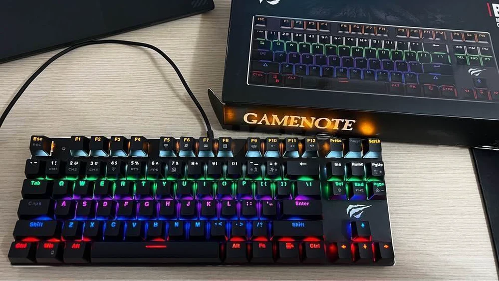 Clavier mécanique switch bleu