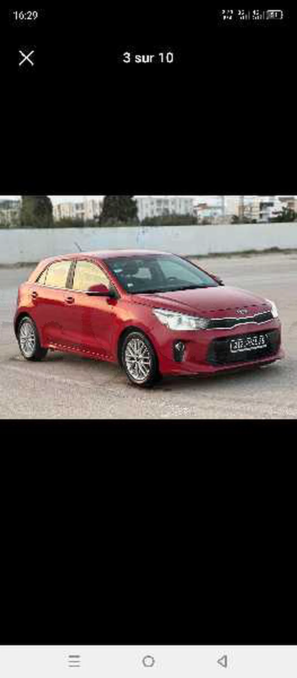 Carte voiture Kia Rio