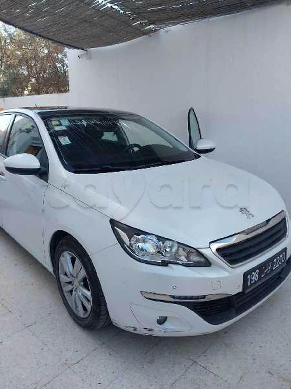 Carte voiture Peugeot 308