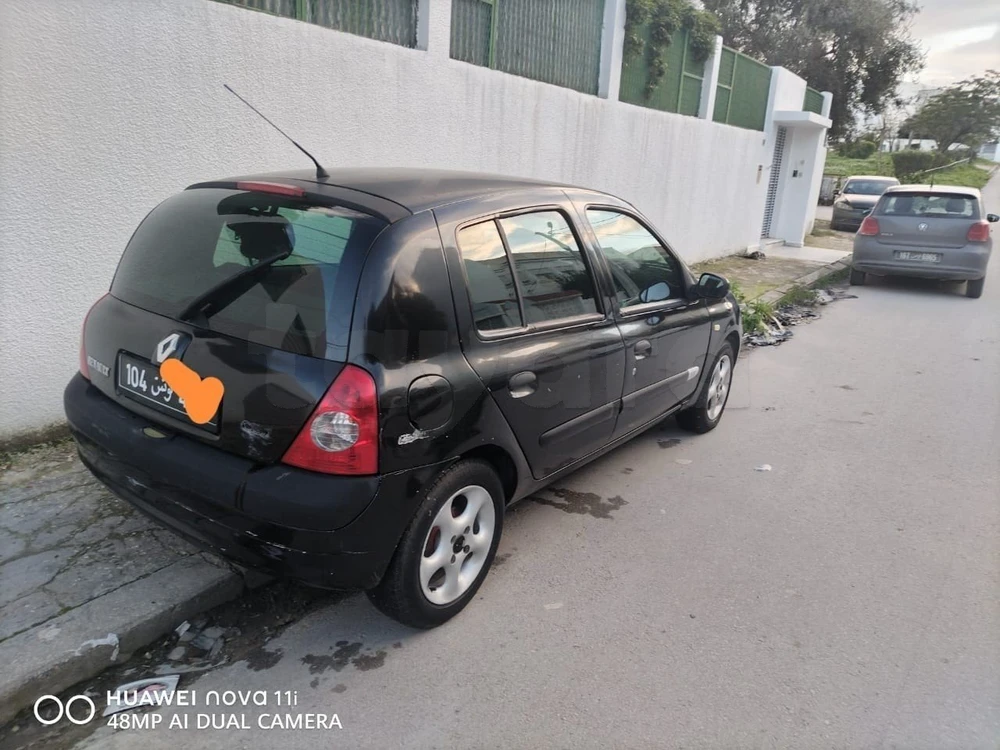 Carte voiture Renault Clio