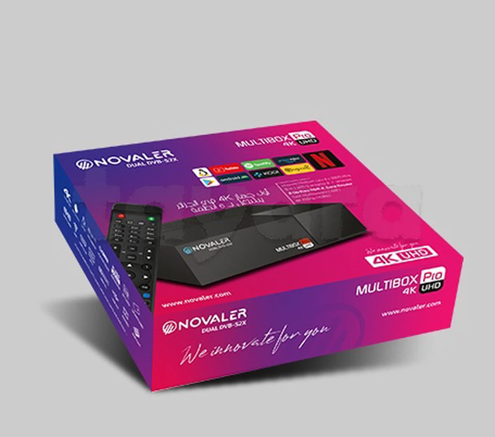 NOVALER MULTIBOX 4K PRO UHD CACHETE