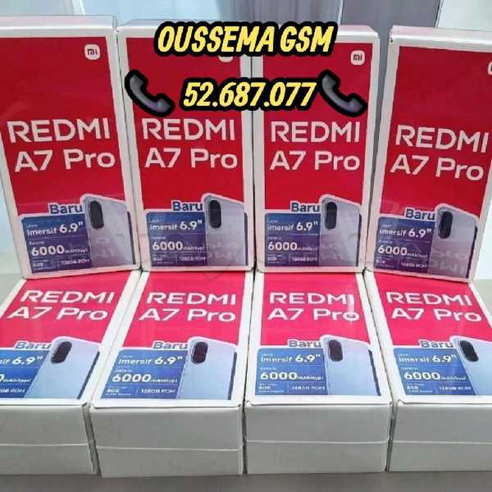 Redmi A7 Pro Neuf cacheté sous blister 
Tél:52687077