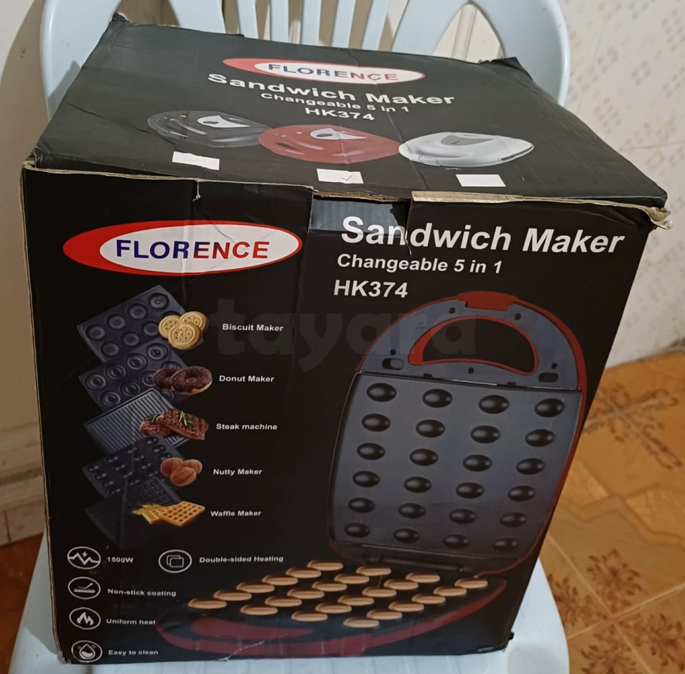 Appareil de cuisson Florence 1500W 5en1 tout neuf dans l'emballage