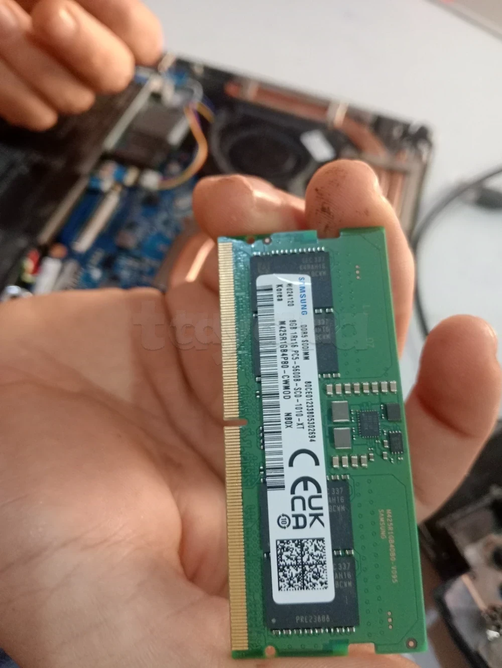 Barrette Mémoire 8Go DDR5 5600Mz