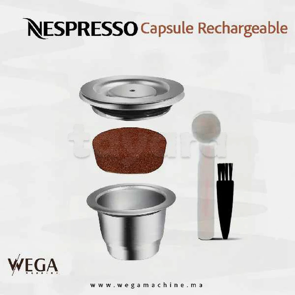 Capsule rechargeable machine à café