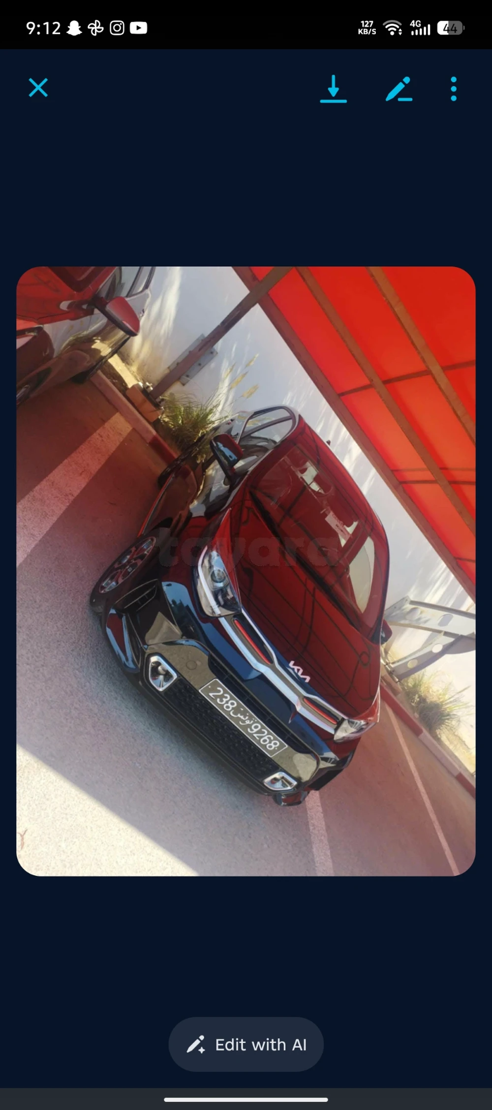 Carte voiture Kia Picanto