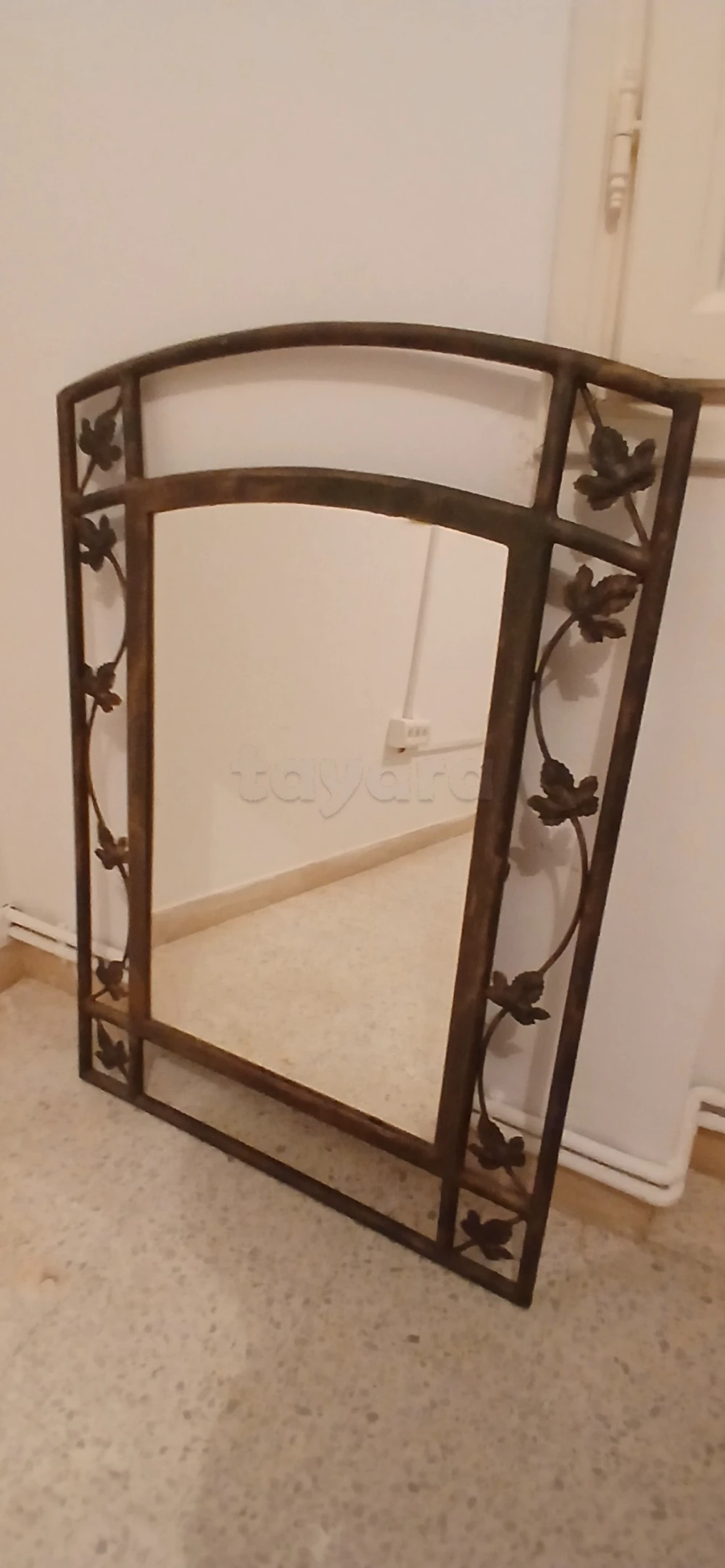 Miroir fer forgé