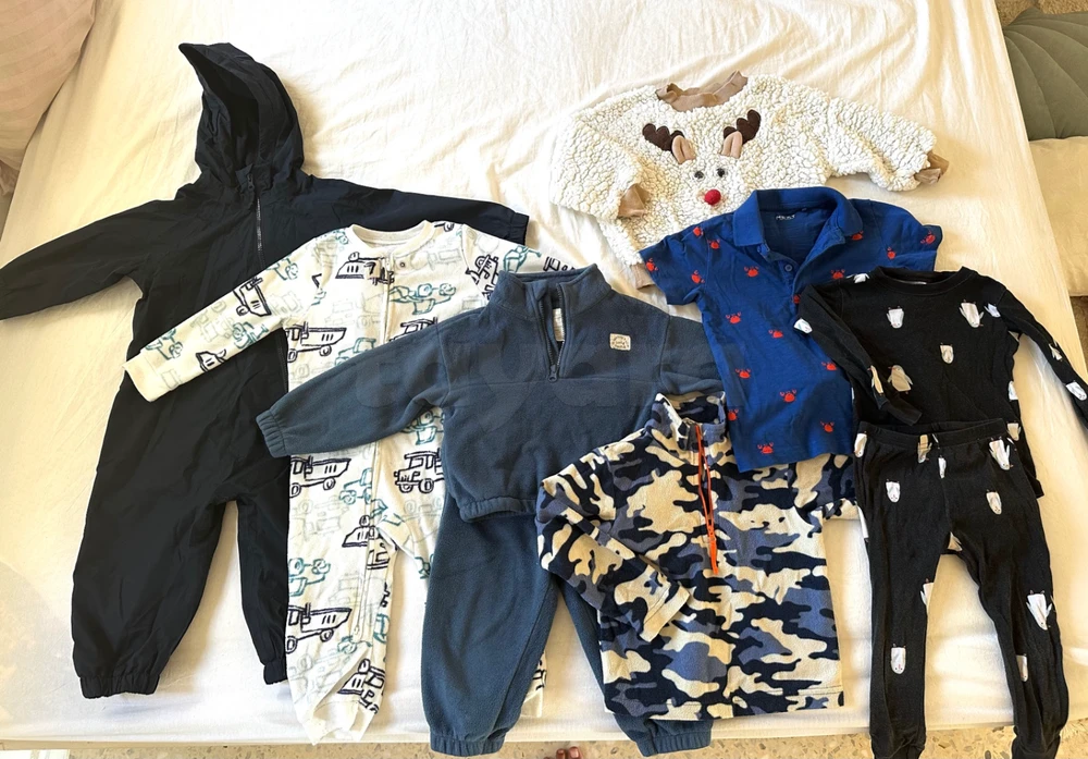 Lot vêtements garçon 24 mois – Carter's & Next – 9 pièces